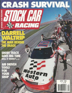 STOCK CAR RACING 1992 APR - Waltrip, Evernham, Hornaday Jr, Grissom, Jackson